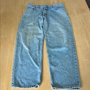 Levi's Men's Relaxed Light Blue 550 Denim Jeans 32x31